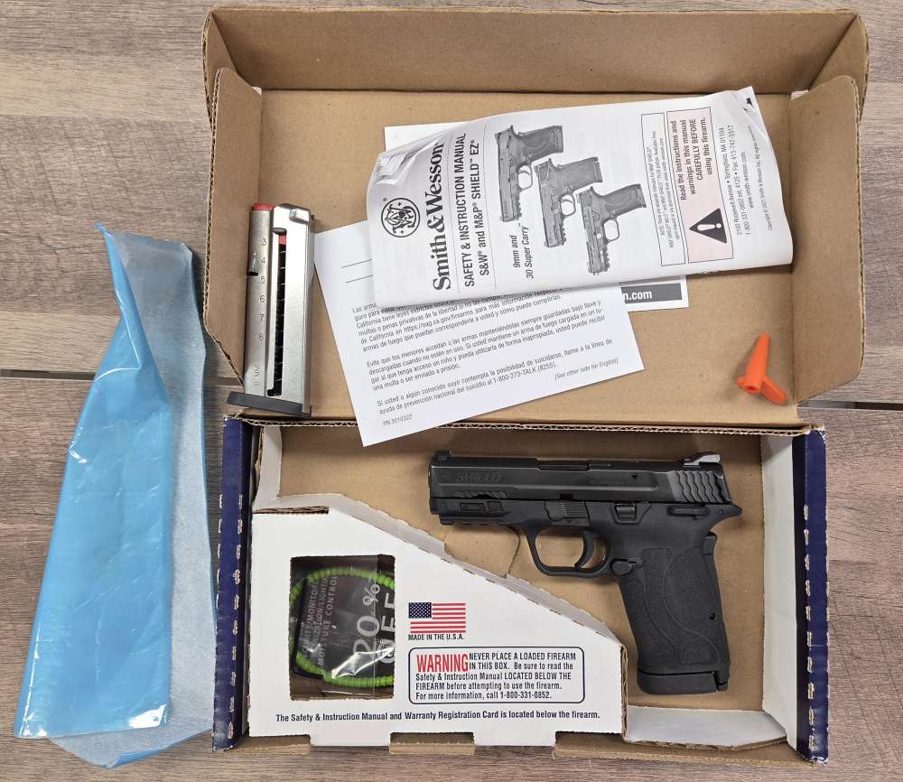 PRE-OWNED - Smith & Wesson Shield EZ .30 Super Carry Thumb Safety 13458-img-0