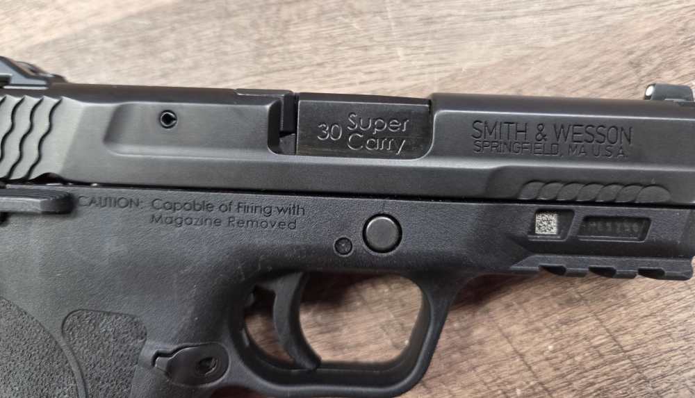 PRE-OWNED - Smith & Wesson Shield EZ .30 Super Carry Thumb Safety 13458-img-5