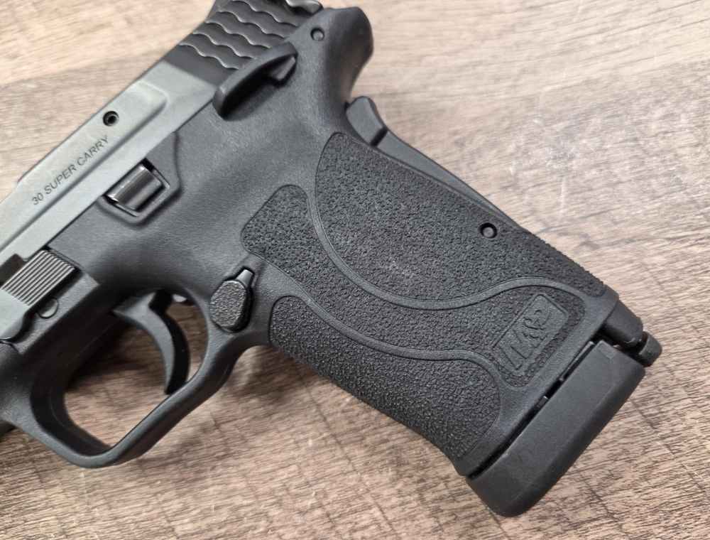 PRE-OWNED - Smith & Wesson Shield EZ .30 Super Carry Thumb Safety 13458-img-4