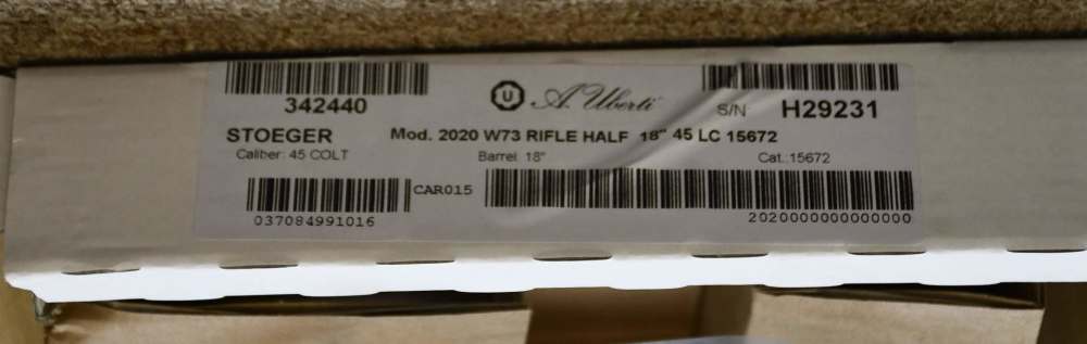 Uberti 342440 73 1873 45 Colt, 18" Half Octagonal Barrel, Color Case & Blue-img-7