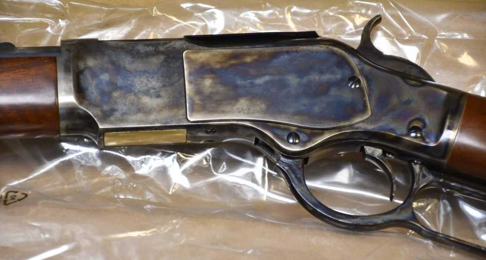 Uberti 342440 73 1873 45 Colt, 18" Half Octagonal Barrel, Color Case & Blue-img-5