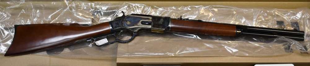 Uberti 342440 73 1873 45 Colt, 18" Half Octagonal Barrel, Color Case & Blue-img-1