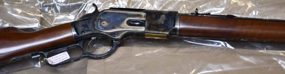 Uberti 342440 73 1873 45 Colt, 18" Half Octagonal Barrel, Color Case & Blue-img-0