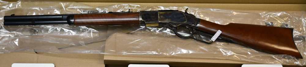 Uberti 342440 73 1873 45 Colt, 18" Half Octagonal Barrel, Color Case & Blue-img-3