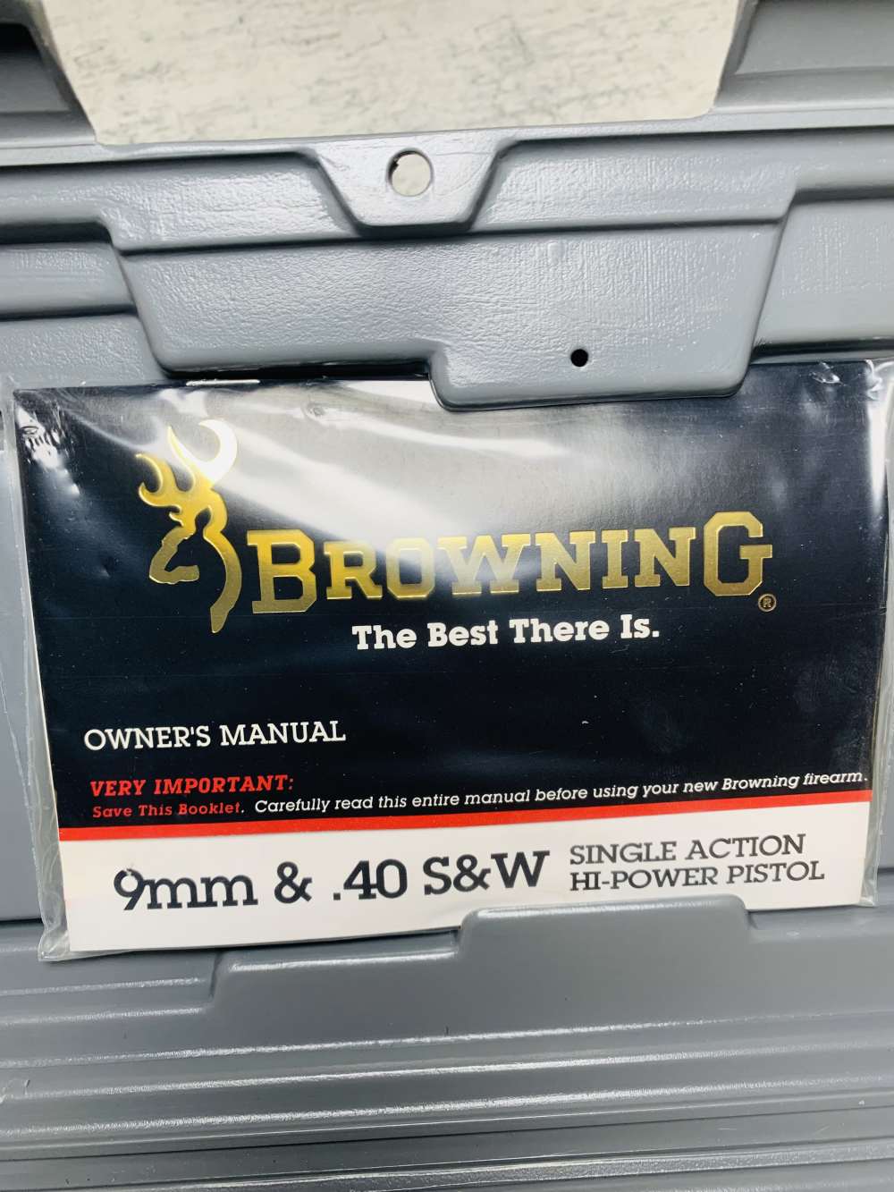 1995 Browning Hi-Power 99% NIB 9mm Luger Blue  TIMELESS BELGIAN HIGH POWER-img-2