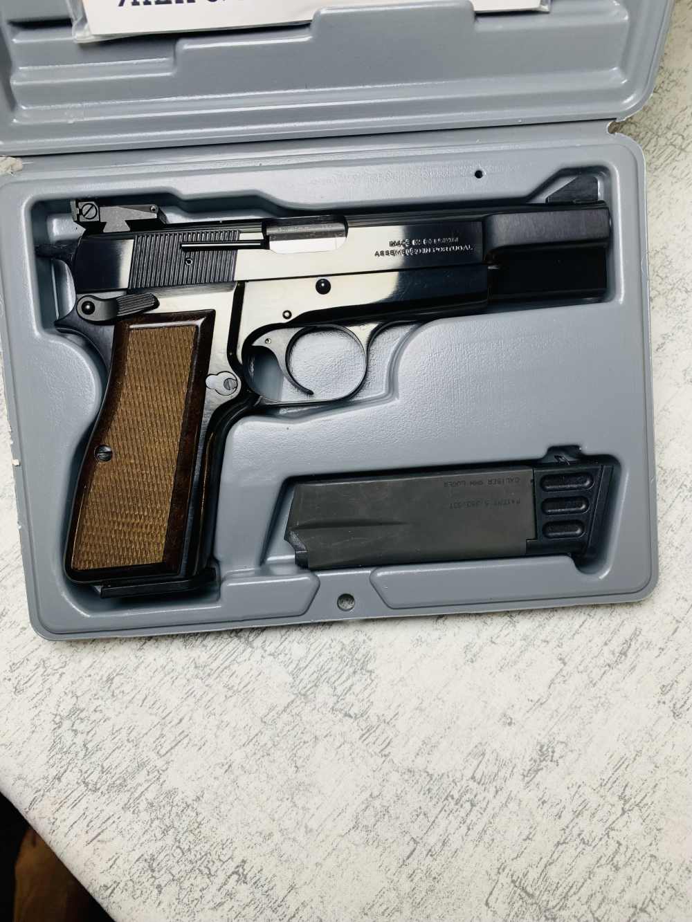 1995 Browning Hi-Power 99% NIB 9mm Luger Blue  TIMELESS BELGIAN HIGH POWER-img-0
