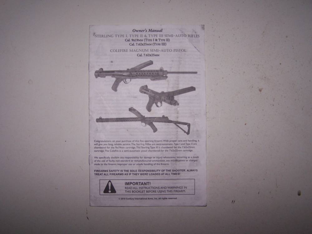 Sterling Type 1& II & Type III Semi Auto Manual-img-0