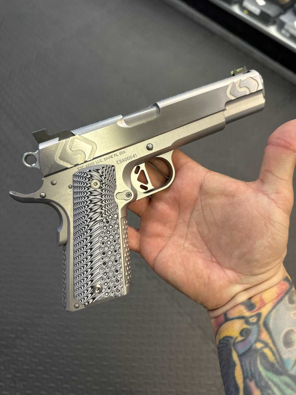 CSC ARMS Diamond Series 1911 .45acp Stainless Steel -img-2