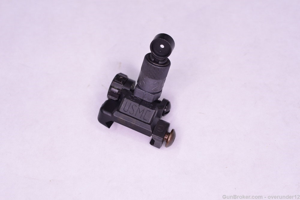 Knights Armament KAC 600M BUIS USMC Flip Rear Sight M110 MK12 MK18 COLT LMT-img-11