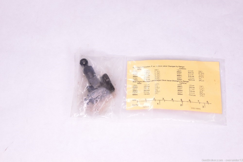 Knights Armament KAC 600M BUIS USMC Flip Rear Sight M110 MK12 MK18 COLT LMT-img-3