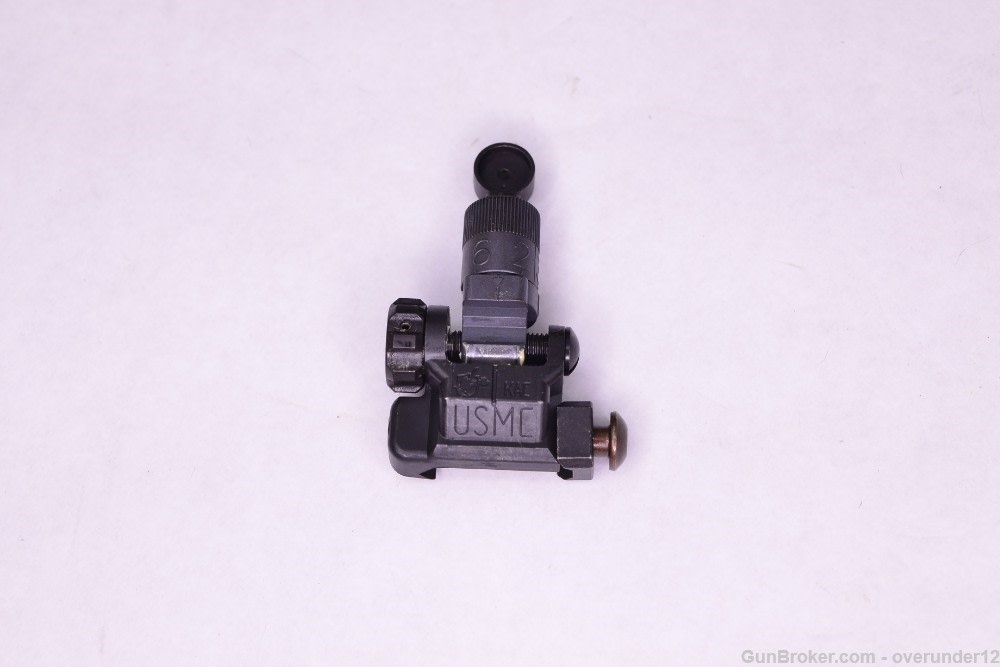 Knights Armament KAC 600M BUIS USMC Flip Rear Sight M110 MK12 MK18 COLT LMT-img-7