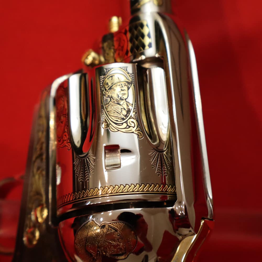 Cased Uberti Model 1873 General George S. Patton JR Tribute Revolver-img-17
