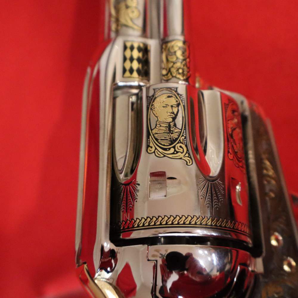 Cased Uberti Model 1873 General George S. Patton JR Tribute Revolver-img-16
