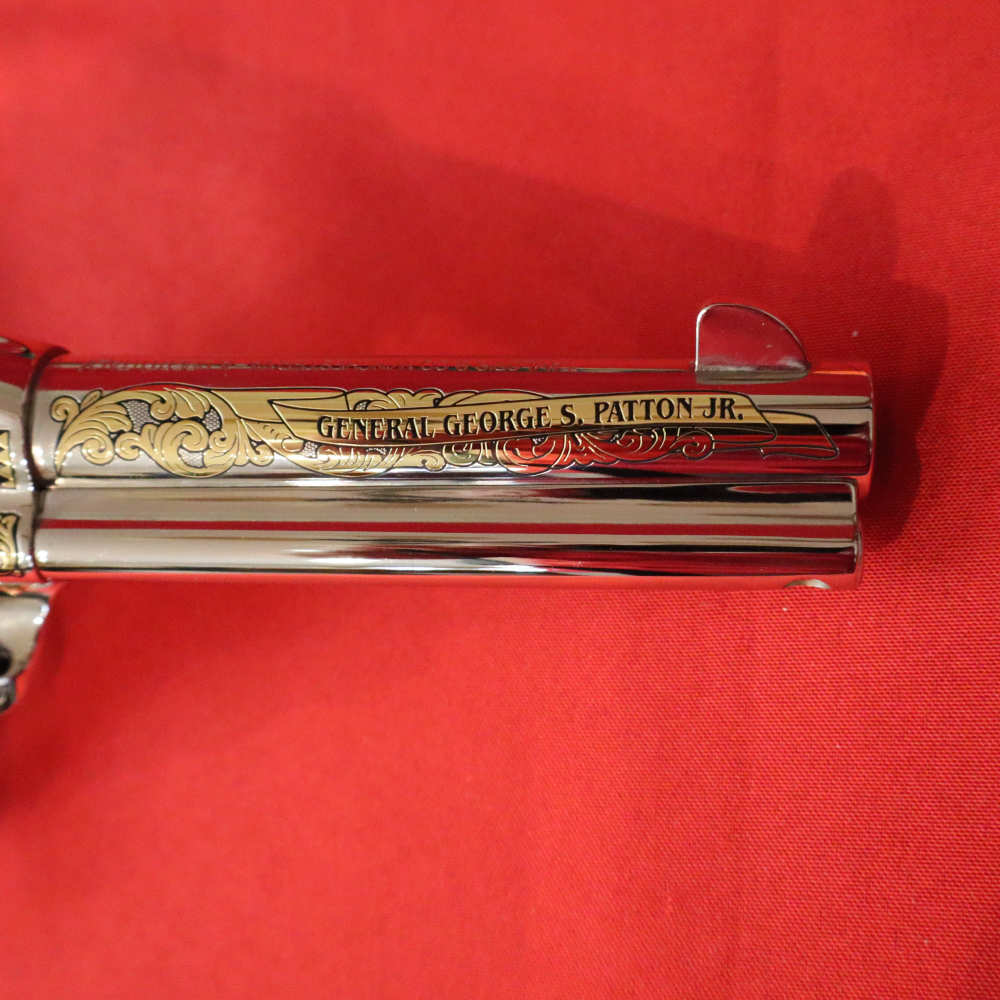 Cased Uberti Model 1873 General George S. Patton JR Tribute Revolver-img-12