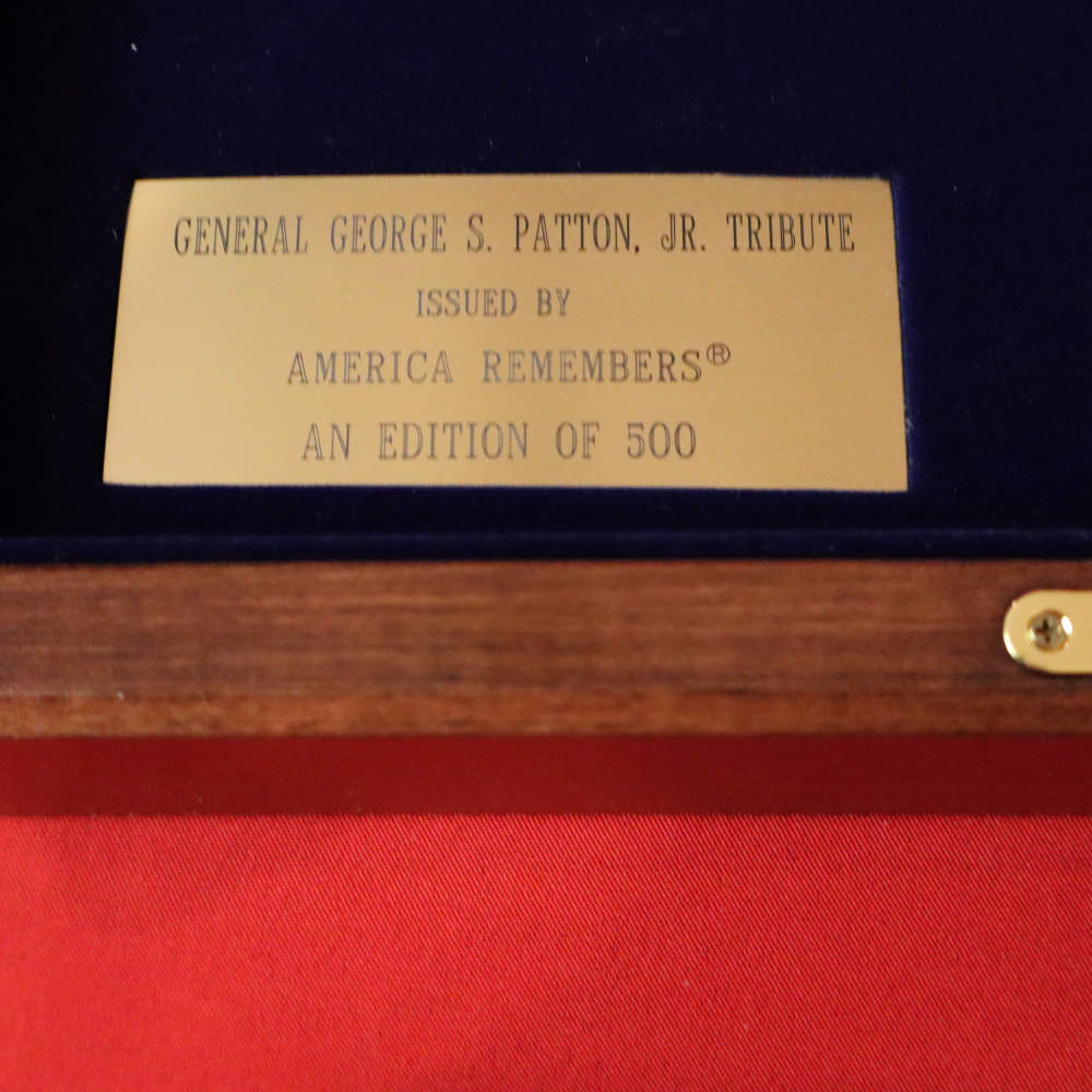 Cased Uberti Model 1873 General George S. Patton JR Tribute Revolver-img-9