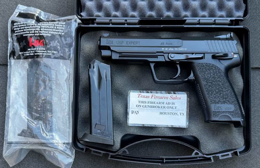 H&K USP Expert .45 ACP Target, Match Barrel, Germany, 1998-img-44
