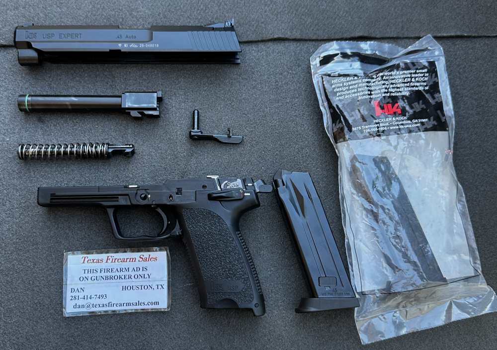 H&K USP Expert .45 ACP Target, Match Barrel, Germany, 1998-img-28