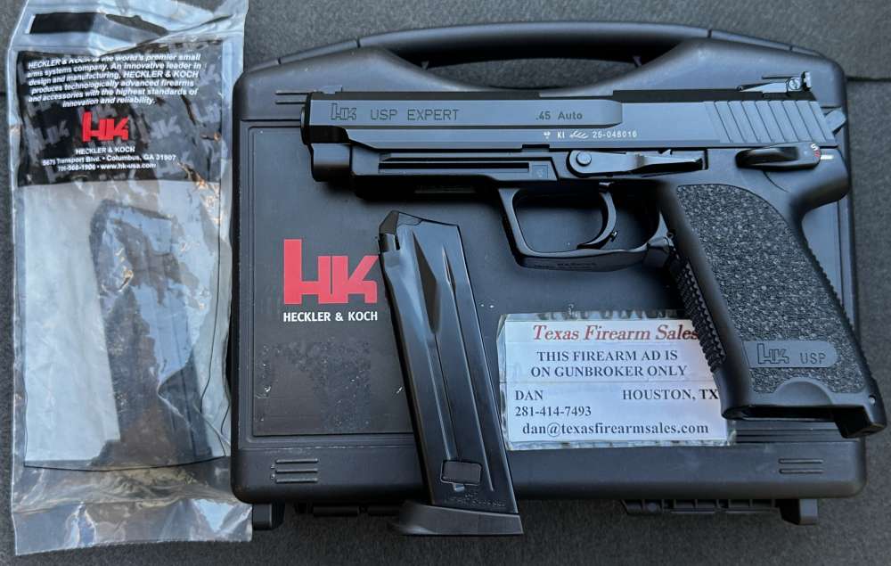 H&K USP Expert .45 ACP Target, Match Barrel, Germany, 1998-img-0