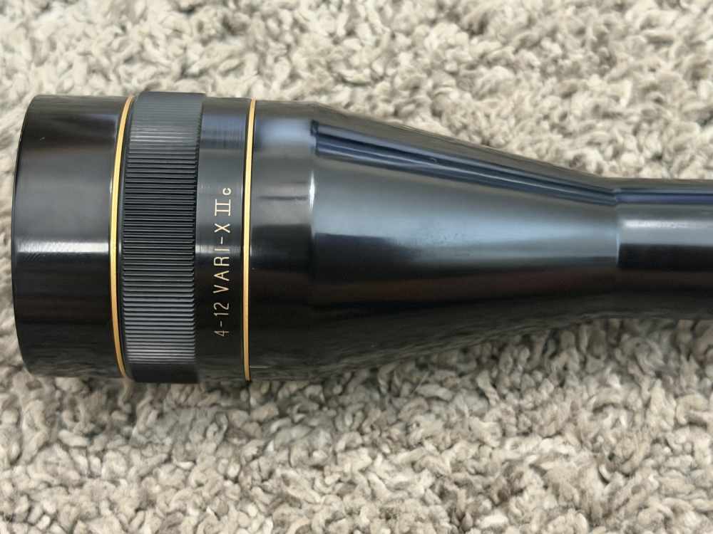Leupold Vari-X IIc 4-12 riflescope gloss 1” tube duplex reticle 2 MOA nice-img-7