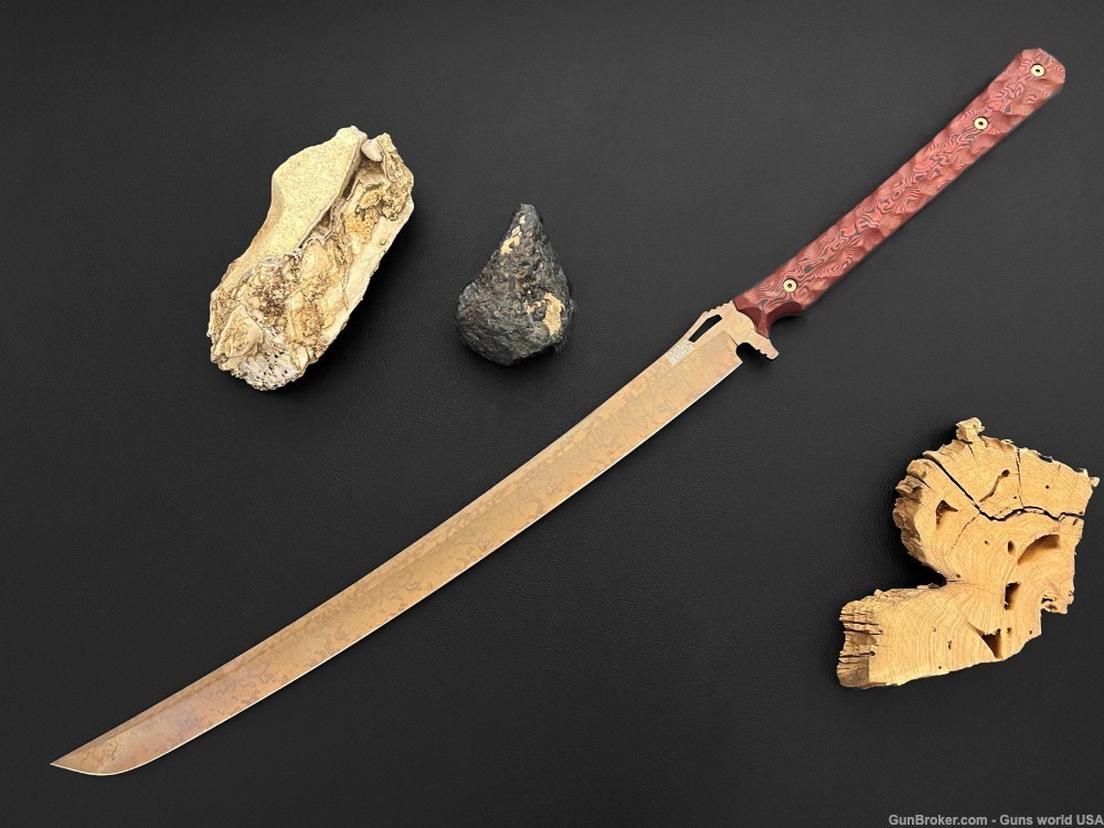 Dawson sword Armageddon 19" American made Japanese sword CPM - 3V - 5% OFF-img-1