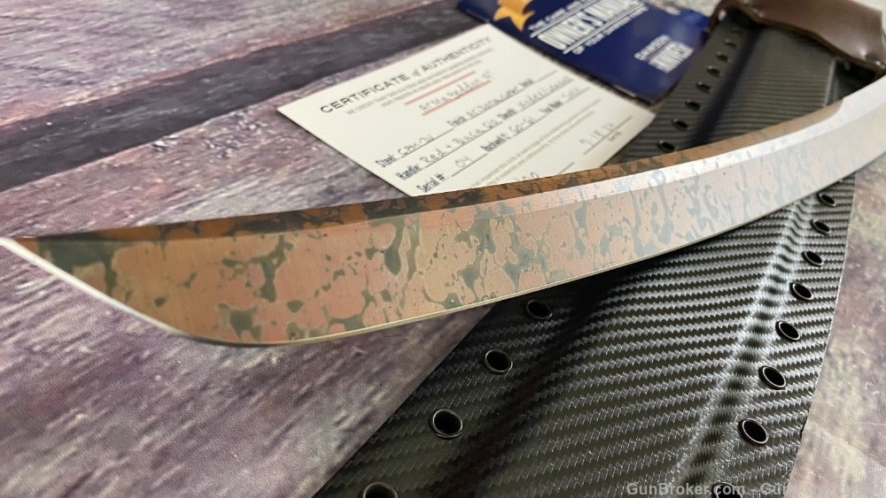 Dawson sword Armageddon 19" American made Japanese sword CPM - 3V - 5% OFF-img-12