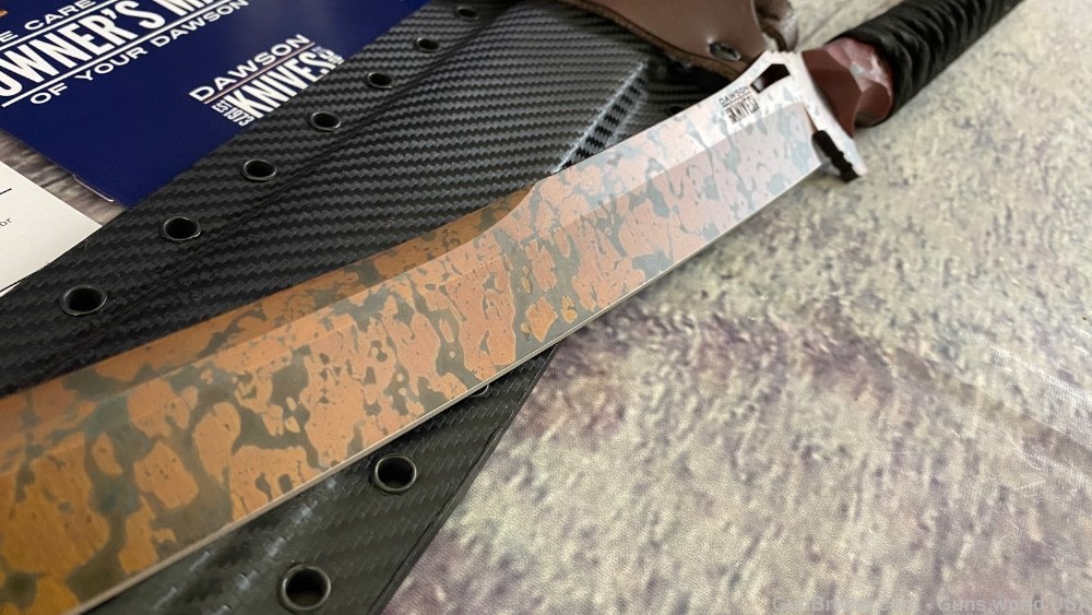 Dawson sword Armageddon 19" American made Japanese sword CPM - 3V - 5% OFF-img-7