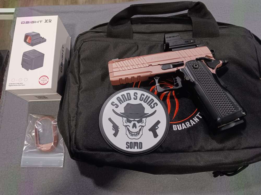 LIVE FREE ARMORY APOLLO 11 9MM 1-17RD OSIGHT XR RED DOT SEMI AUTO PISTOL-img-1