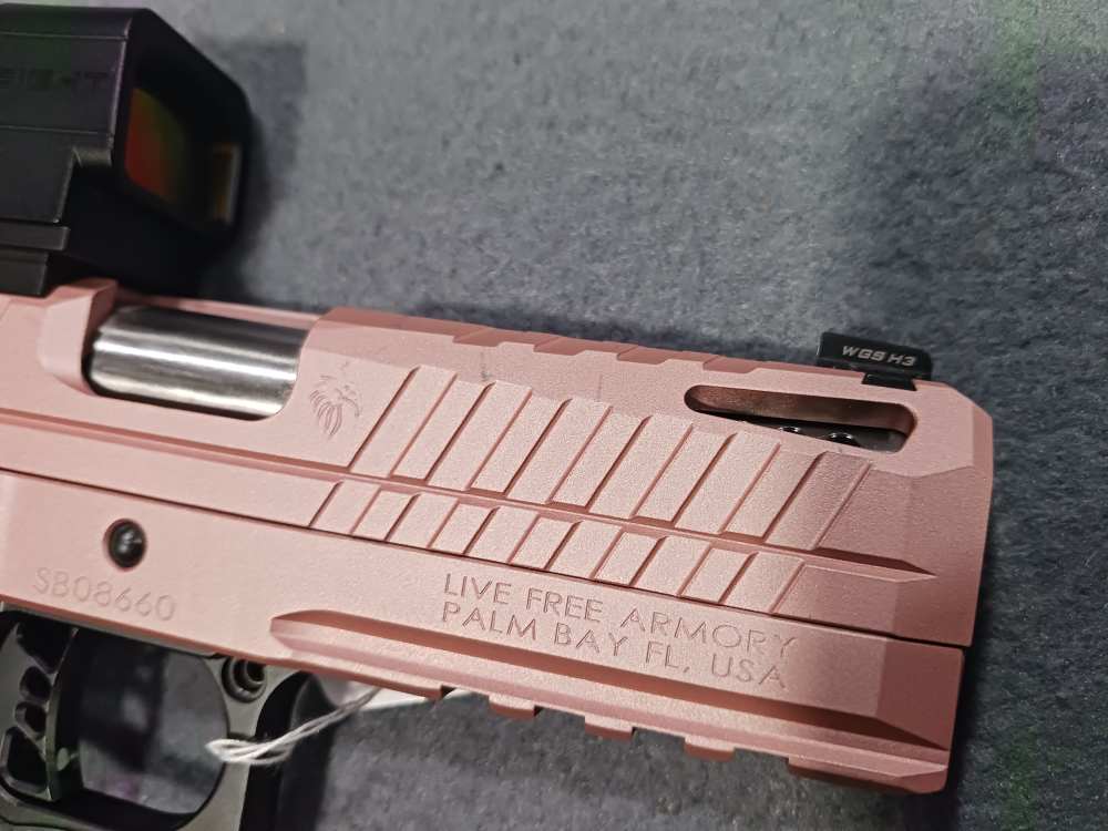 LIVE FREE ARMORY APOLLO 11 9MM 1-17RD OSIGHT XR RED DOT SEMI AUTO PISTOL-img-8