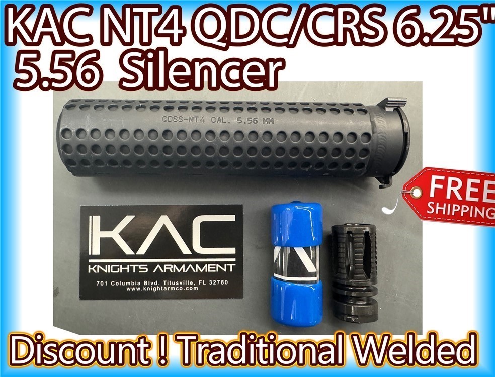 Knights Armament KAC NT4 SUPPRESSOR KIT M4QD-img-0