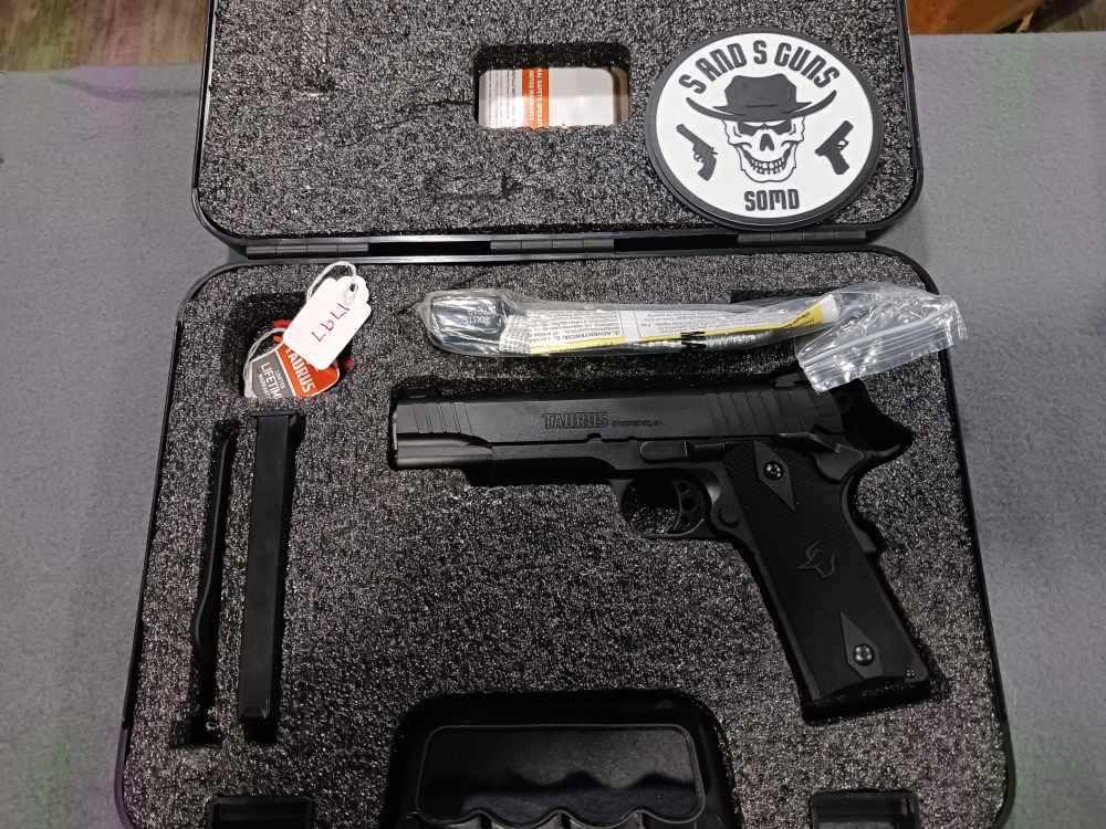 TAURUS 1911 .45 ACP 5" SEMI AUTO PISTOL USED-img-1