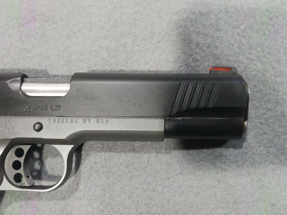 KIMBER 1911 CUSTOM LW GHOST 45 ACP SEMI AUTO PISTOL USED-img-7