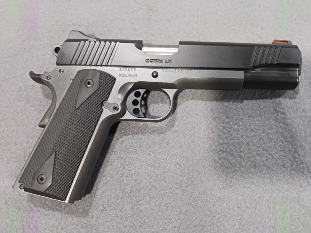 KIMBER 1911 CUSTOM LW GHOST 45 ACP SEMI AUTO PISTOL USED-img-5