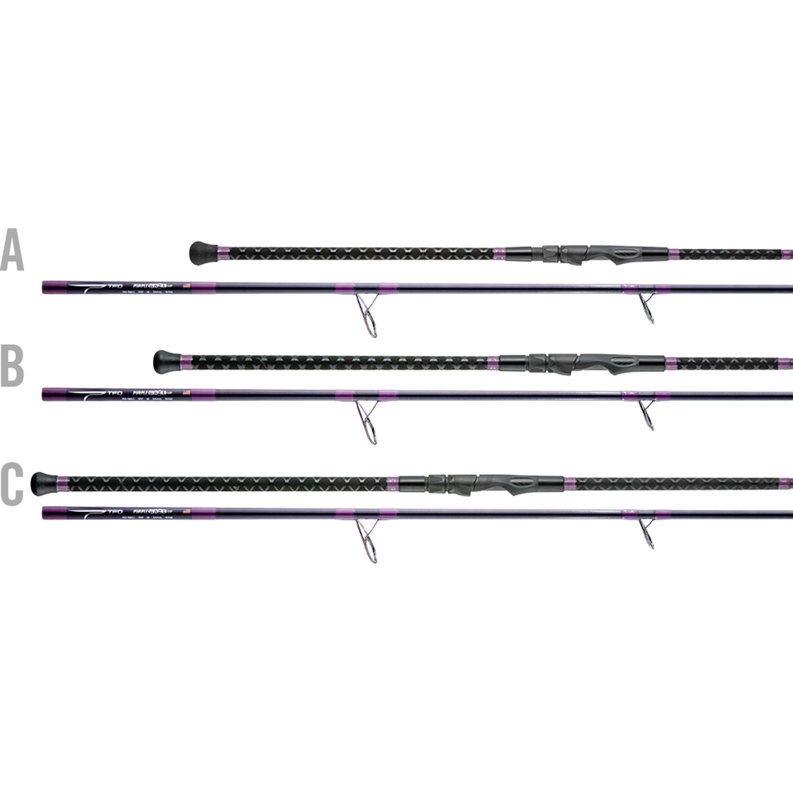 TFO Purple Haze 11ft0in H 2pc Spinning Rod (PHS-1106-2)-img-6