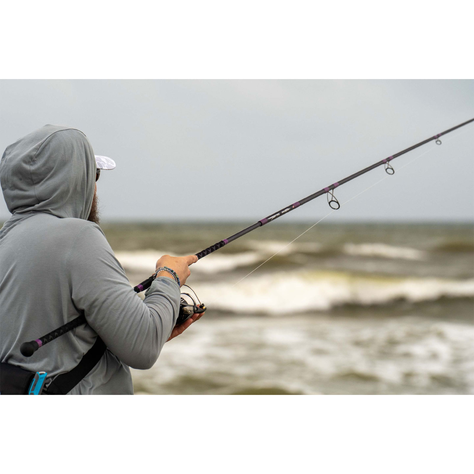 TFO Purple Haze 11ft0in H 2pc Spinning Rod (PHS-1106-2)-img-2