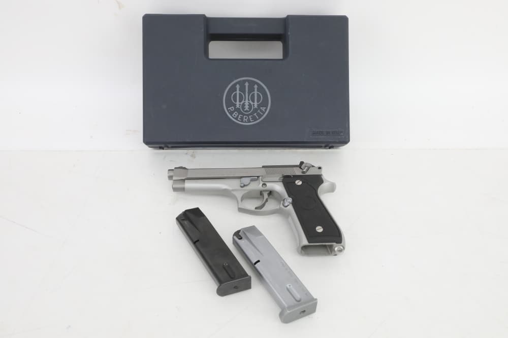 Beretta 92FS Inox 9mm 4.9" PROD 2010 w/2 Mags Factory Box & NR!-img-0