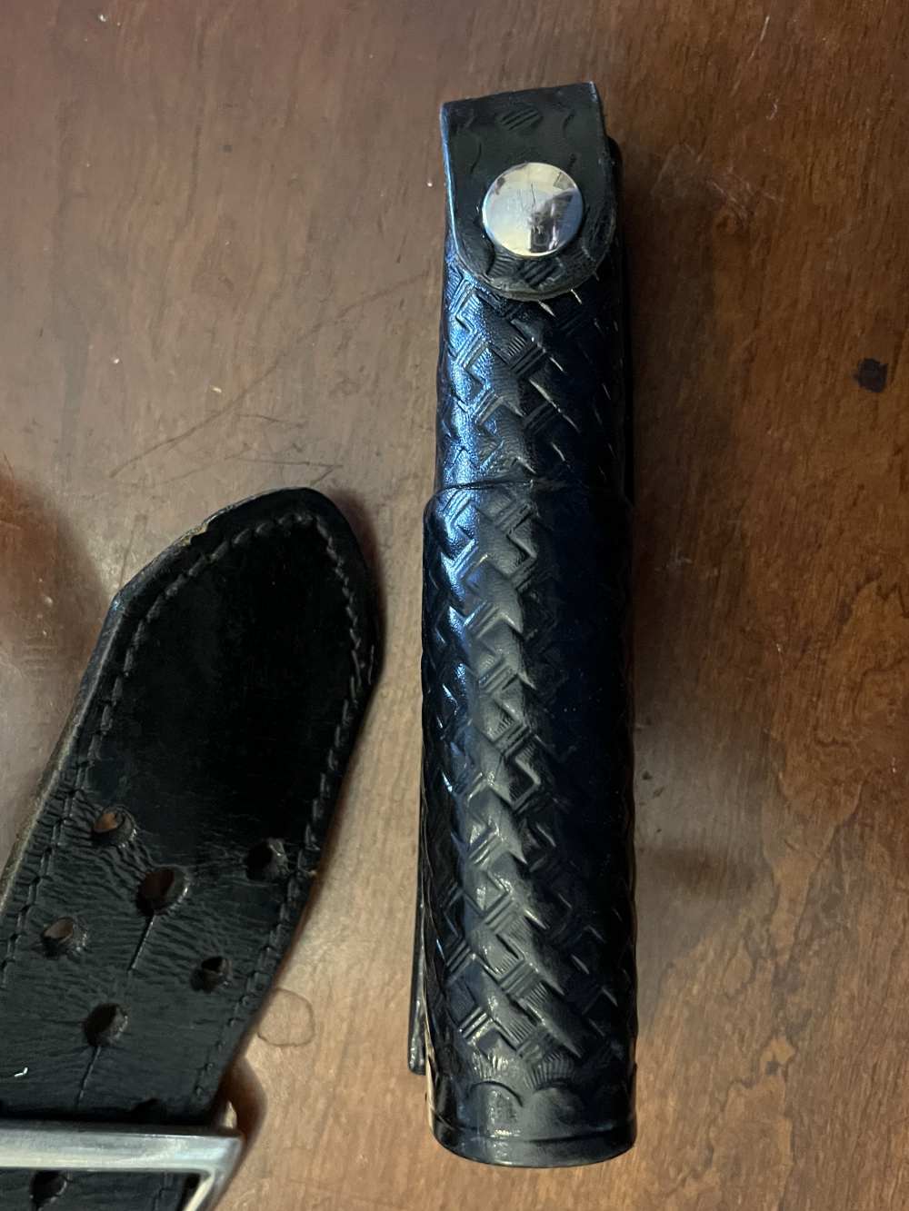 DON HUME HOLSTER WITH DUTYMAN POLICE BELT RIG & ACCESSORIES-img-9