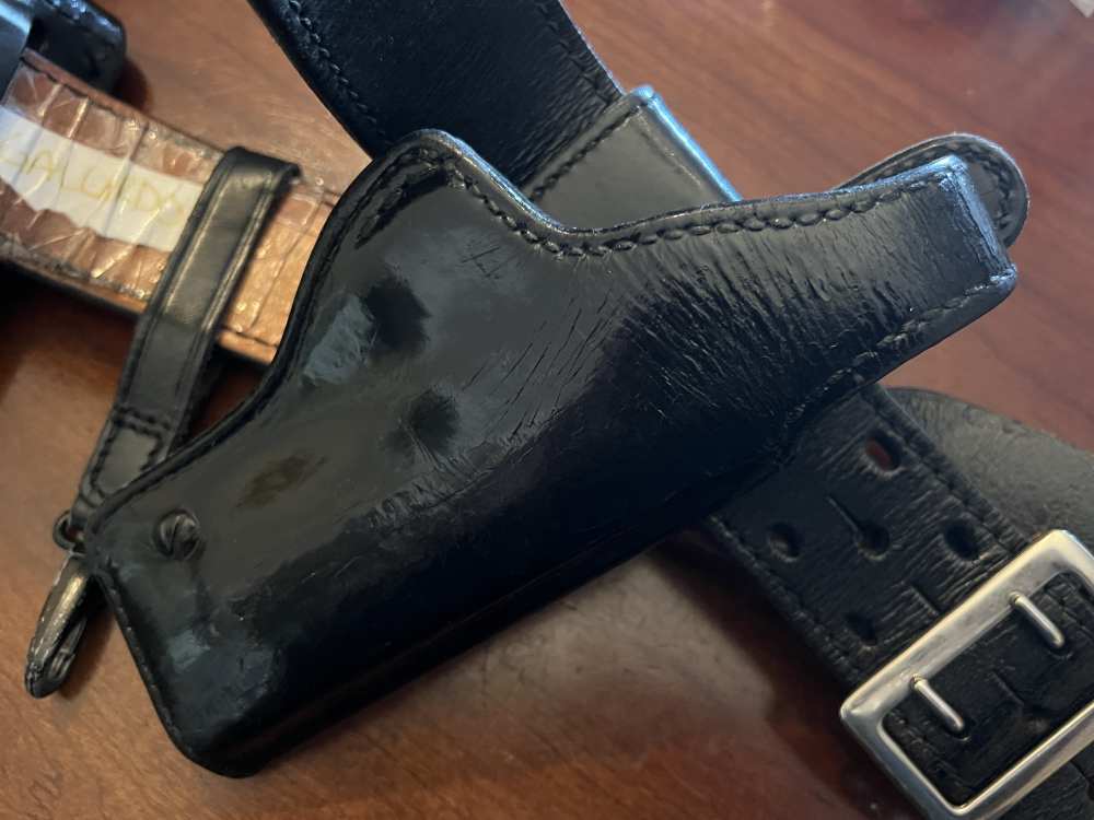 DON HUME HOLSTER WITH DUTYMAN POLICE BELT RIG & ACCESSORIES-img-2