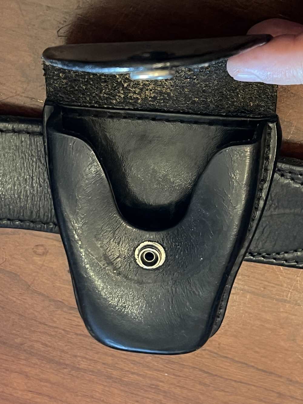DON HUME HOLSTER WITH DUTYMAN POLICE BELT RIG & ACCESSORIES-img-5