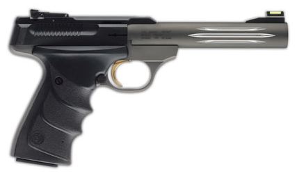051461490 Browning Buck Mark Lite Gray URX 22 LR 5.5" 10 + 1rd Matte-img-0