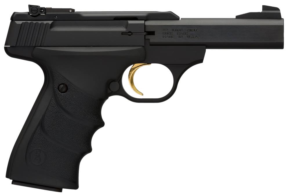 051408490 Browning Buck Mark Contour Stainless 22 LR 4" 10 + 1rd-img-0