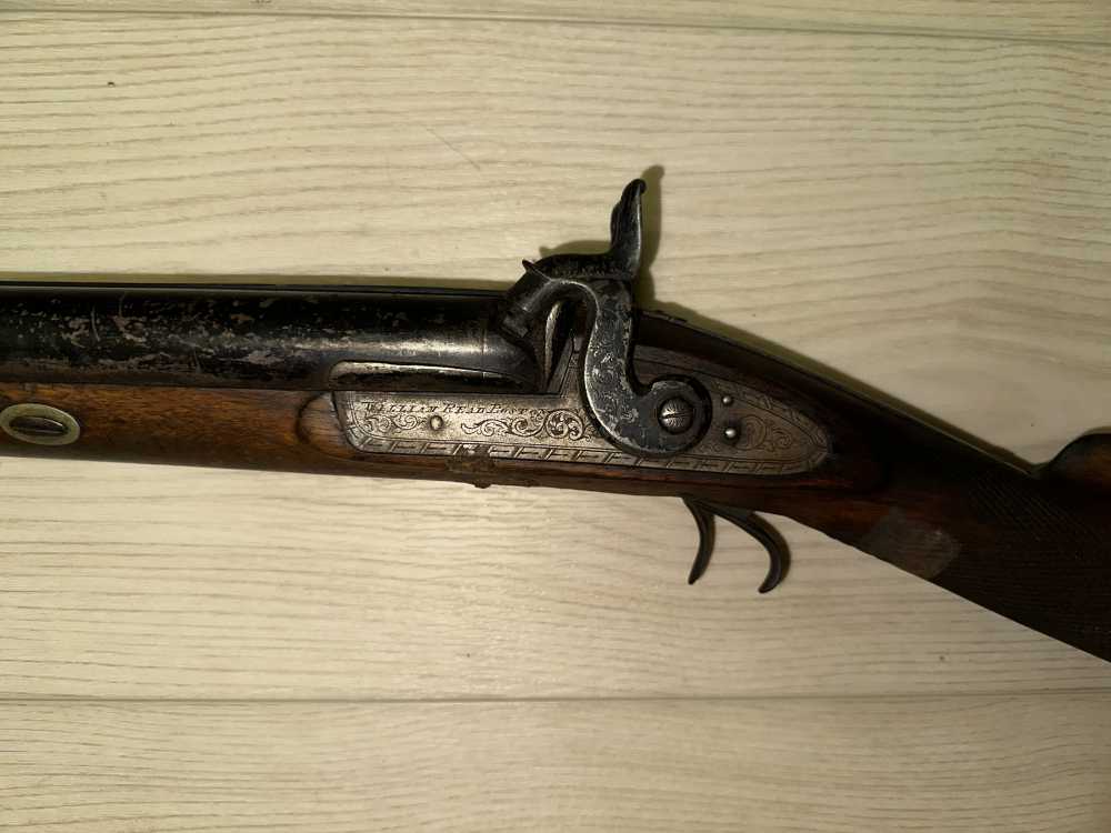 William Read of Boston Double Barreled Percussion Shotgun-img-4