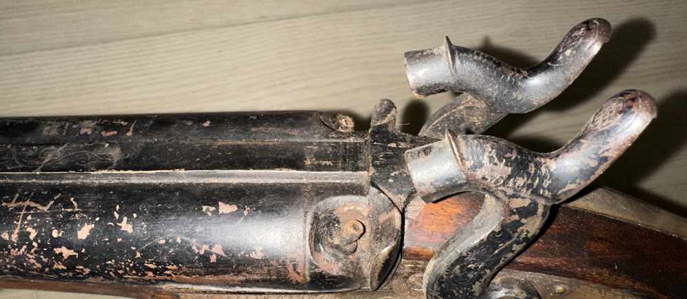 William Read of Boston Double Barreled Percussion Shotgun-img-8
