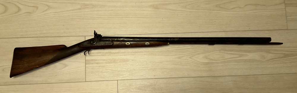 William Read of Boston Double Barreled Percussion Shotgun-img-0
