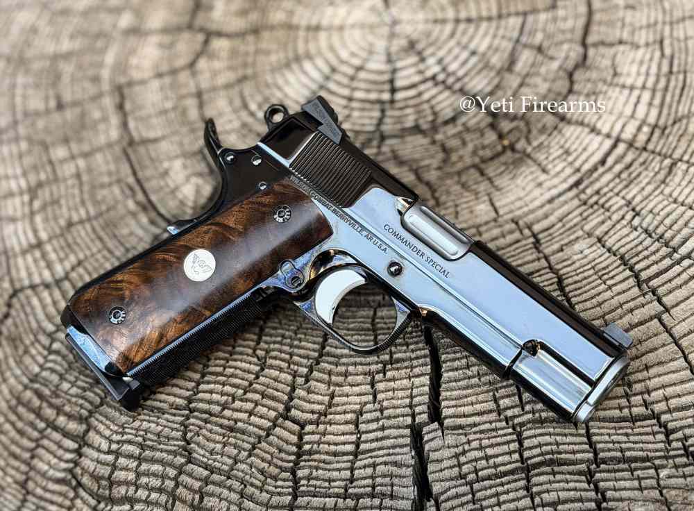 Wilson Combat Supergrade Commander Special 1911 .45 Mirror Polish Salt Blue-img-1