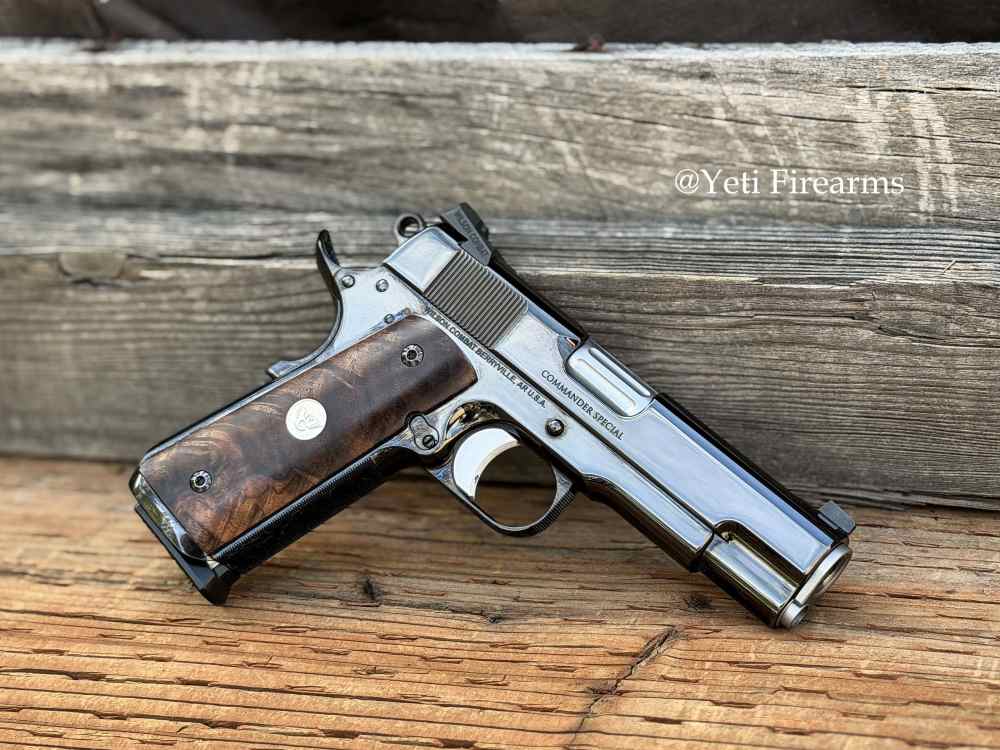 Wilson Combat Supergrade Commander Special 1911 .45 Mirror Polish Salt Blue-img-3