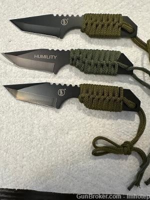 Three Stainless Hunting Knives -img-2