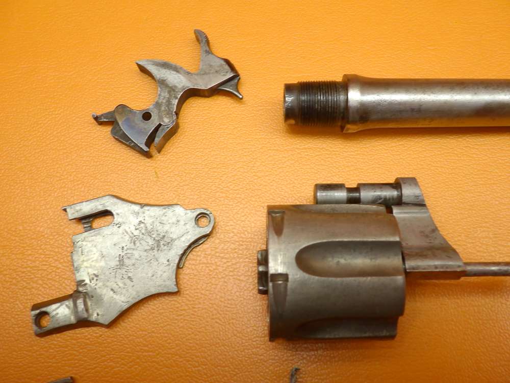 Colt Police Positive 1st Issue .38 S&W (Short) 4" Bbl Nickel PARTS KIT ONLY-img-1