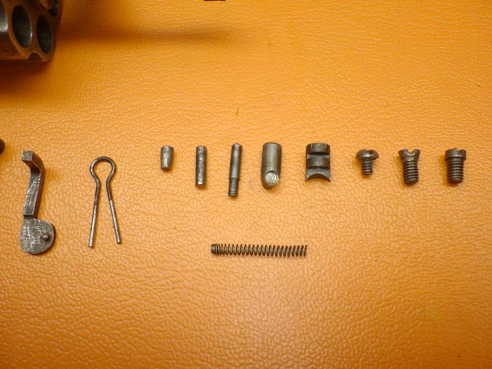 Colt Police Positive 1st Issue .38 S&W (Short) 4" Bbl Nickel PARTS KIT ONLY-img-4