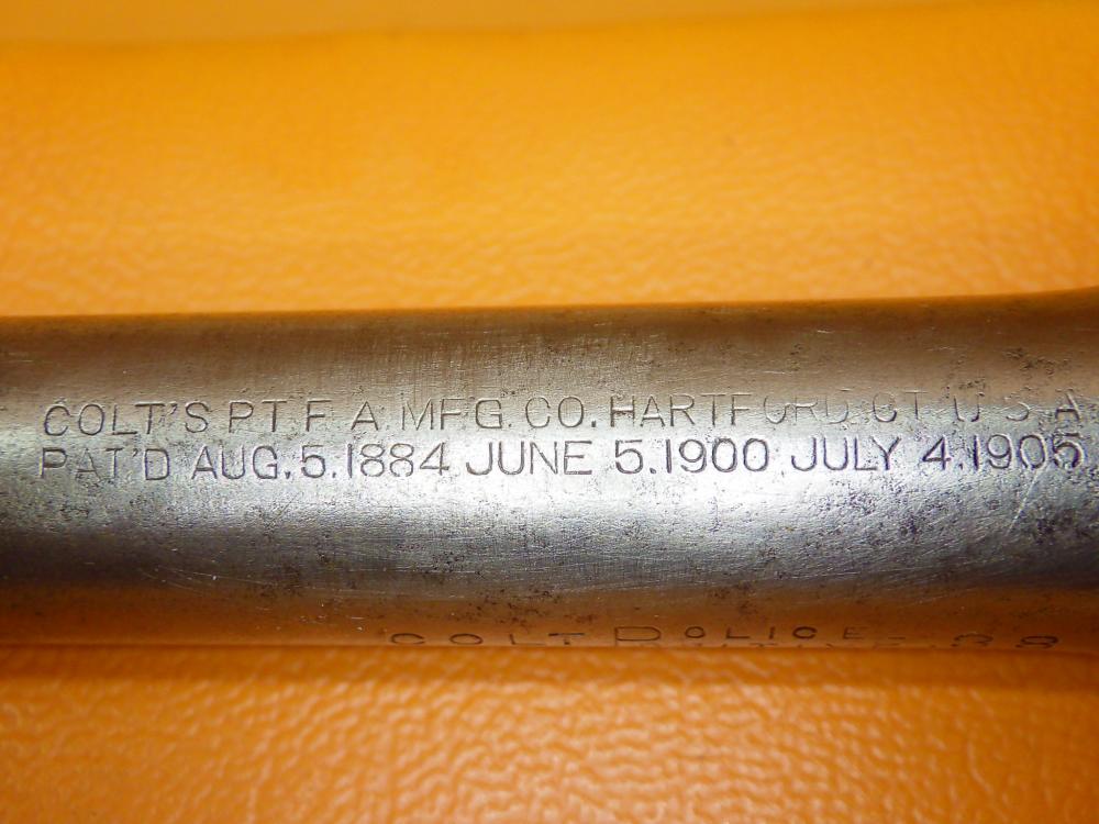 Colt Police Positive 1st Issue .38 S&W (Short) 4" Bbl Nickel PARTS KIT ONLY-img-15