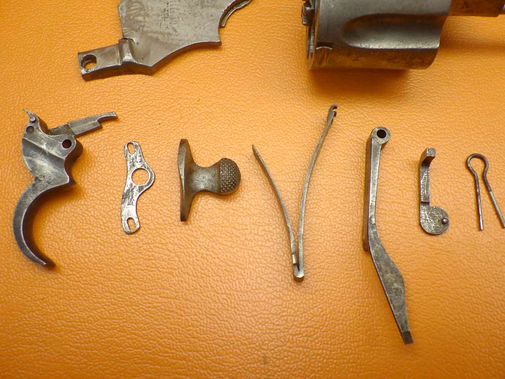 Colt Police Positive 1st Issue .38 S&W (Short) 4" Bbl Nickel PARTS KIT ONLY-img-3